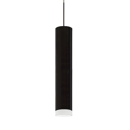 Besa Lighting Cafe 12 Cord Pendant, Black/Frost, Bronze Finish, 1x50W Halogen 1XT-CAFE12BF-BR